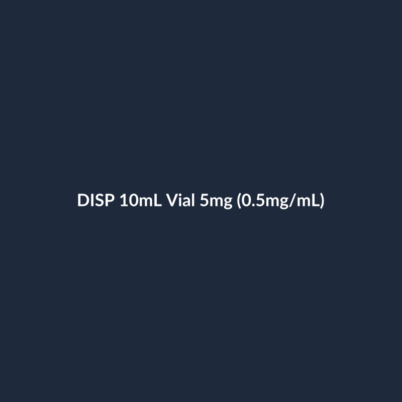 DISP 10mL Vial 5mg (0.5mg/mL)