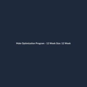 Male Optimization Program - 12 Week Size: 12 Week