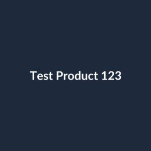 Test Product 123